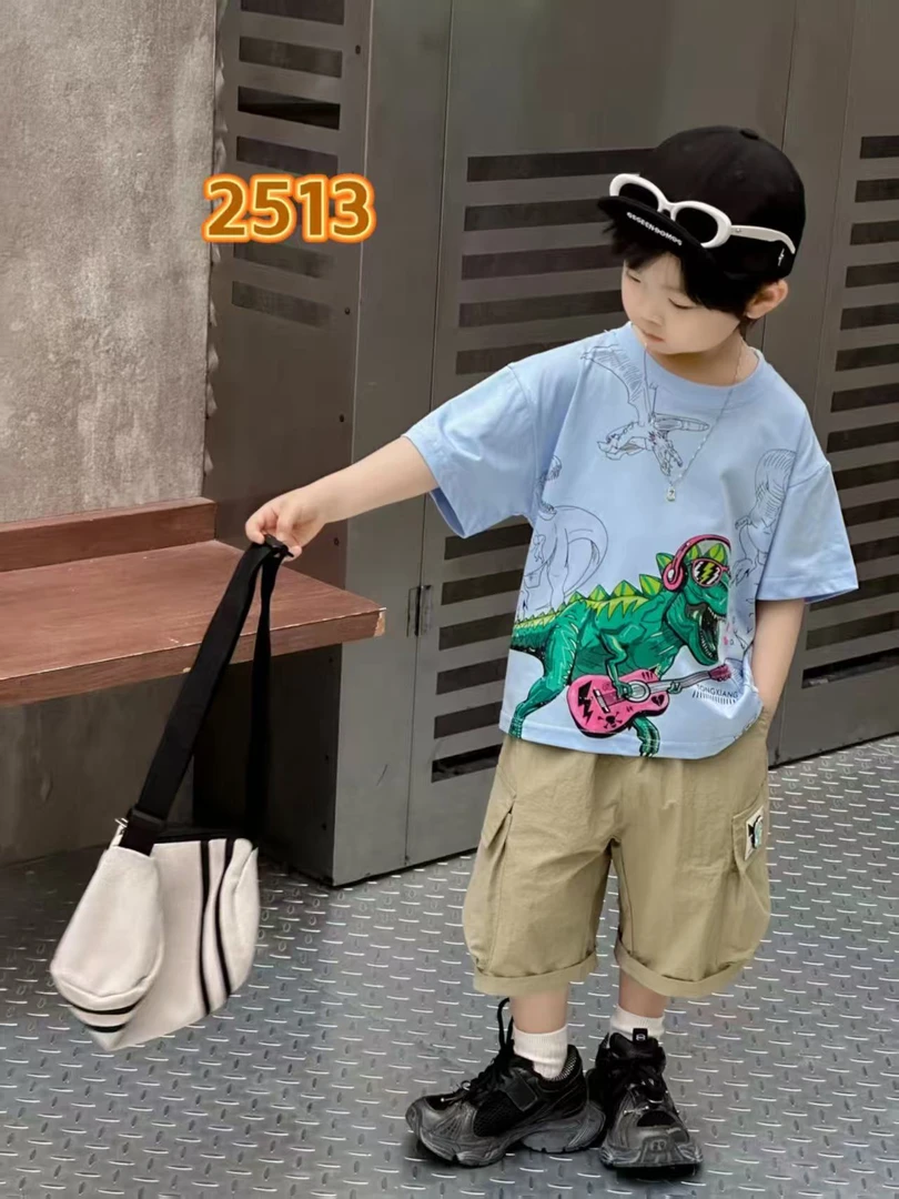 2513夏款男童休闲套装