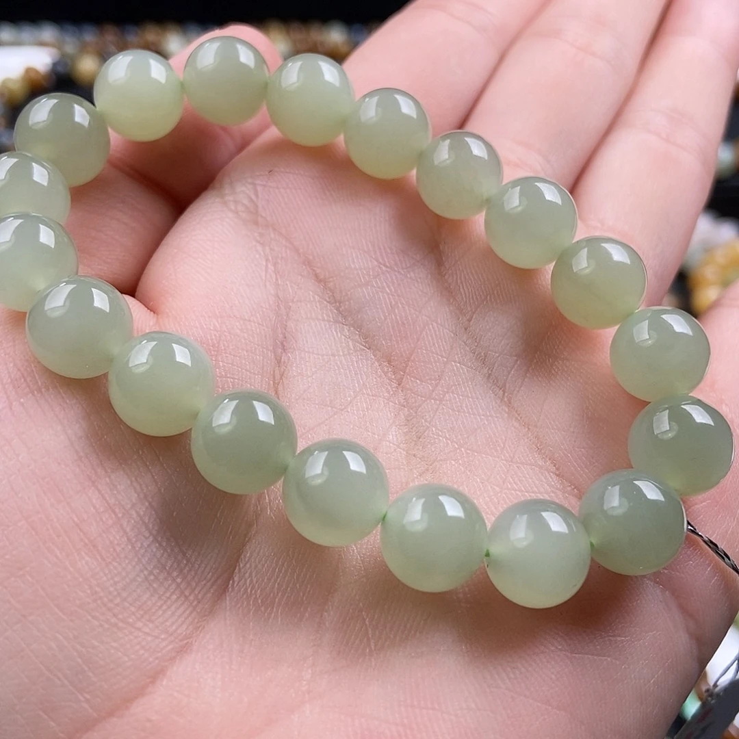 和田玉未镶嵌手链