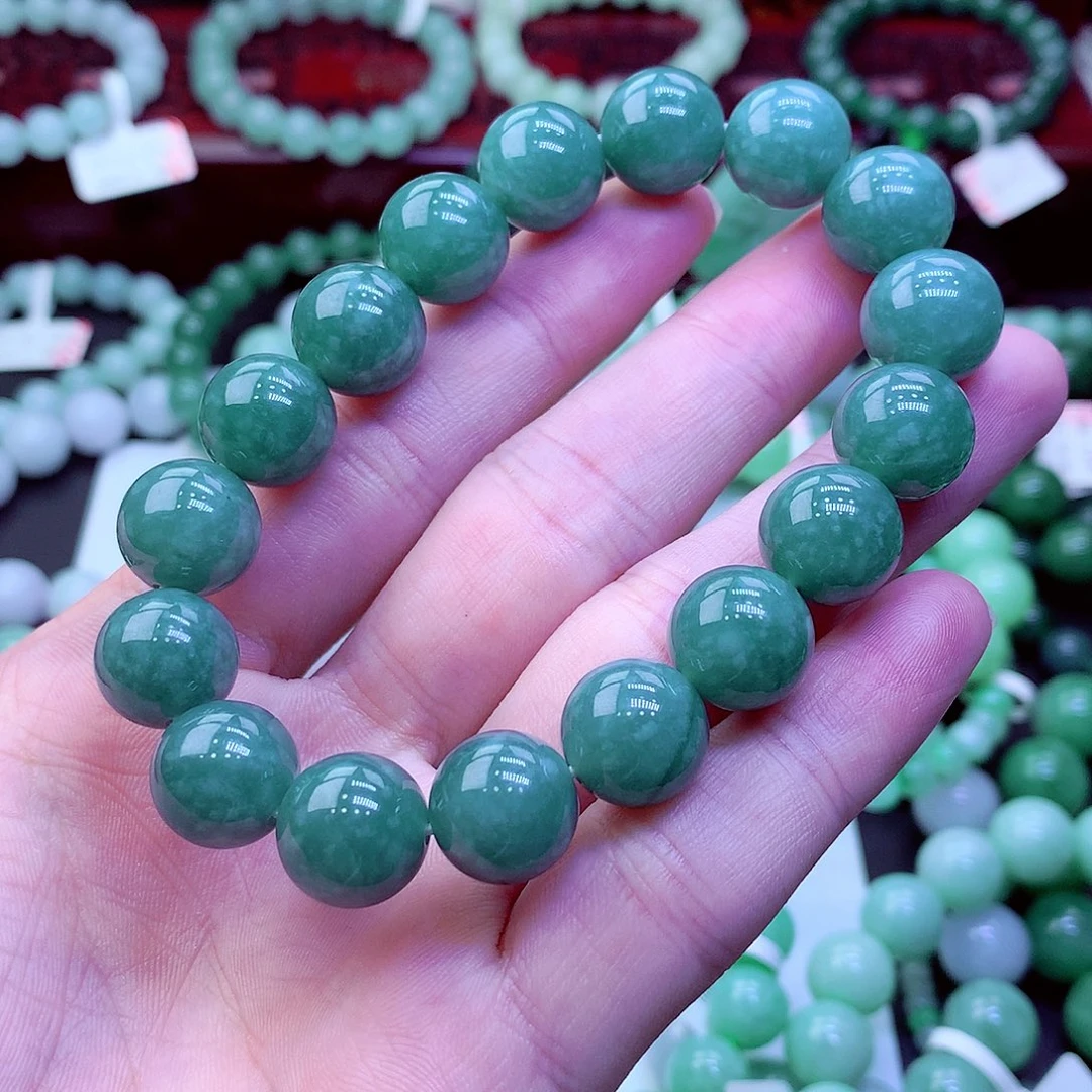 翡翠未镶嵌毛衣链