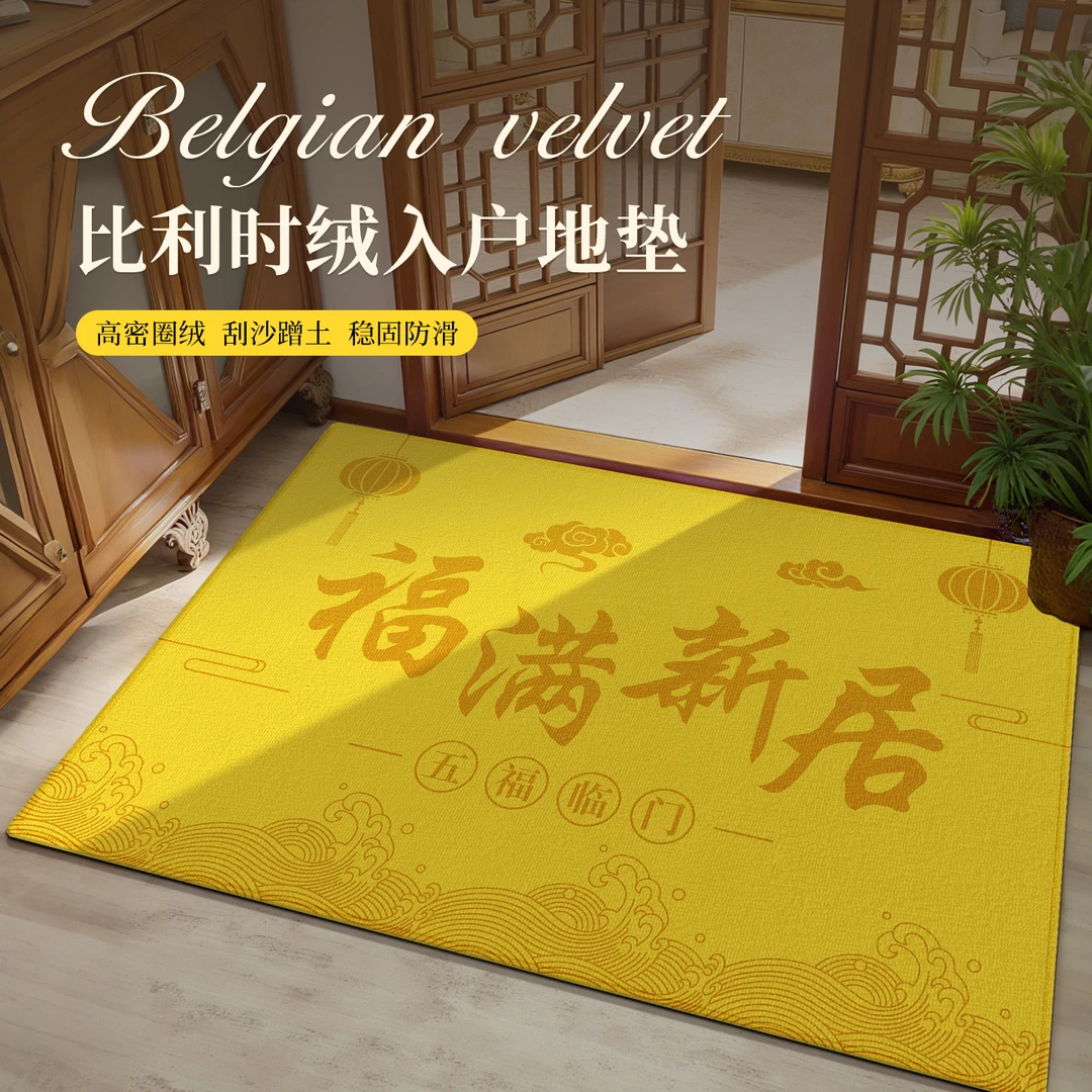 2025年新款地垫入户门进门门垫玄关门口脚垫子耐脏防滑地毯可裁剪