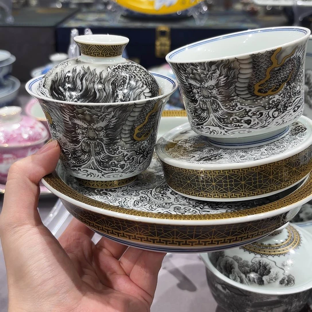 瓷片景德镇瓷器艺术半手