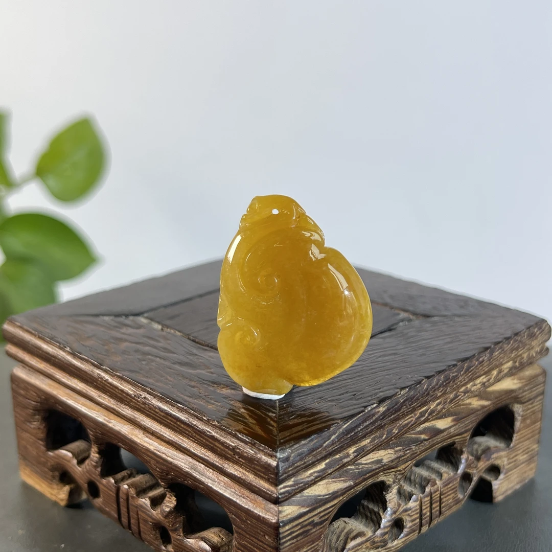 JYA05-160  天然缅甸A货翡翠  如意