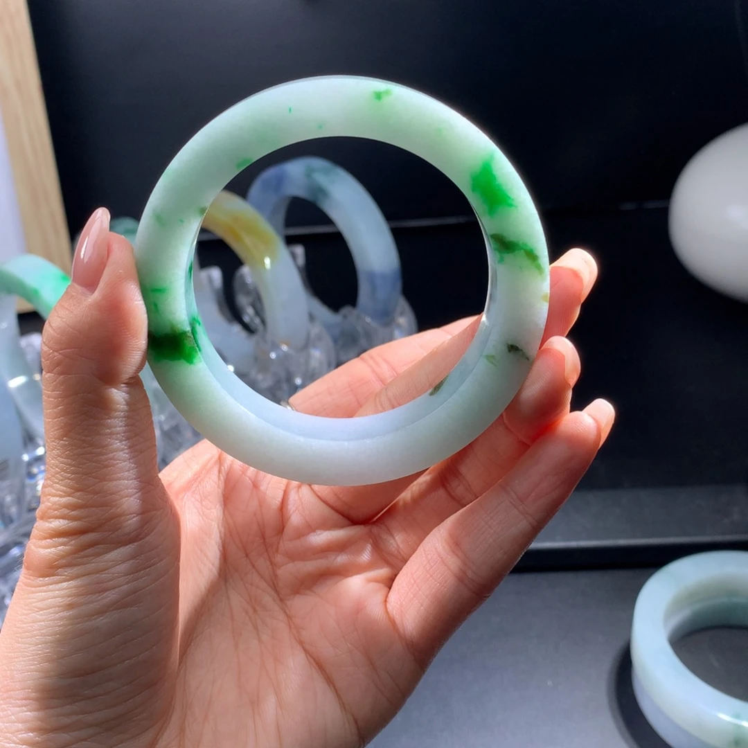 定制翡翠翡翠手镯未镶嵌