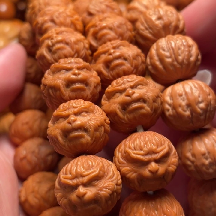 猴头核桃手串用****5悟空