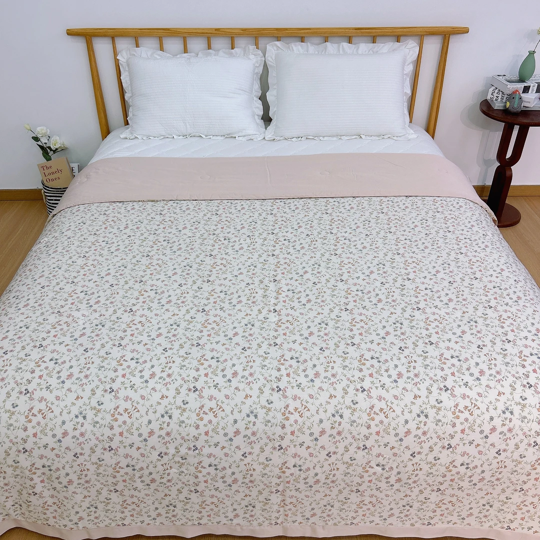 【花蔓】高端 升级版铂金莱赛尔天丝夏凉被一条