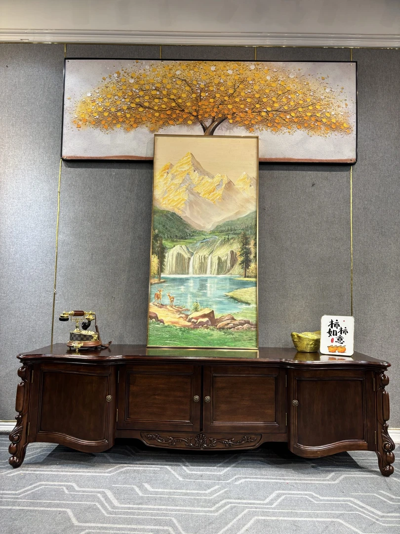 149电视柜 长2000宽560高580 美式复古雕花客厅家用