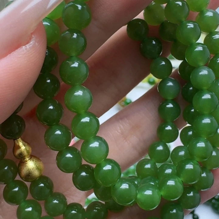 淡***雅和田玉未镶嵌手链