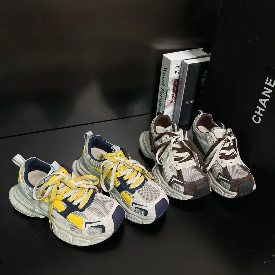 【云与繁星】厚底老爹鞋女2025秋季新款透气百搭休闲板鞋潮5706