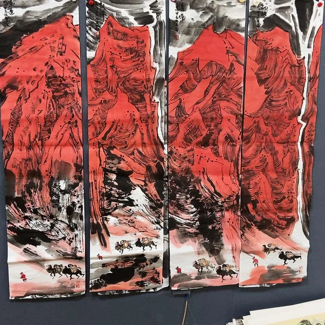 国画蚂*34/138葛兆秀手绘画心