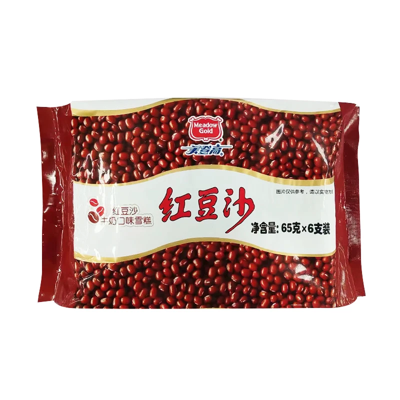 美登高雪糕 红豆沙奶油 6支 390g