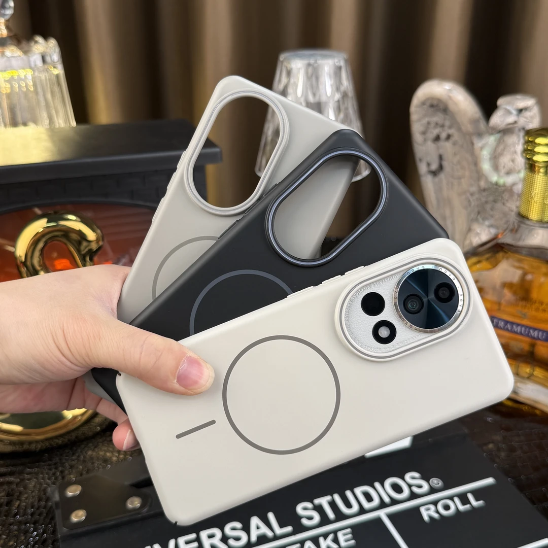 简约高级质感柔润磁吸磨砂壳适用于华为Nova13手机壳Magsafe