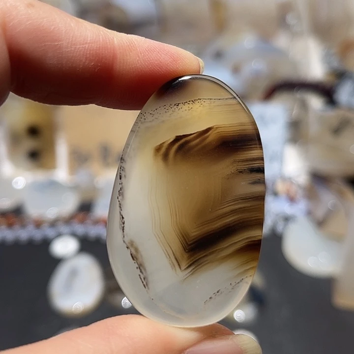 玛瑙/玉髓未镶嵌吊坠(不含链)