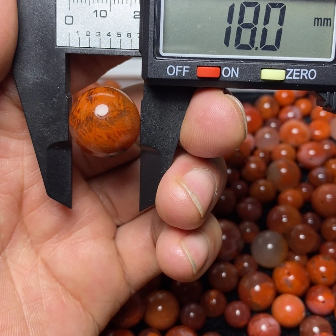 未镶嵌266号圆珠一个南红玛瑙