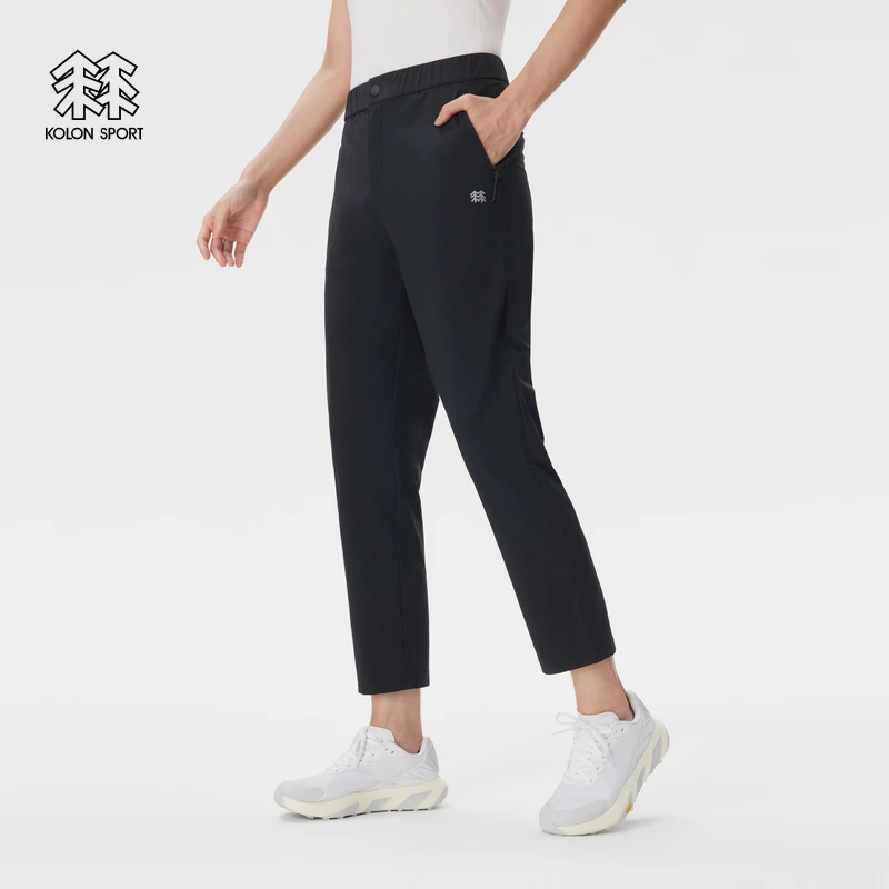KOLON SPORT可隆软壳裤防泼水透湿抗菌防晒UPF50+防风女士长裤