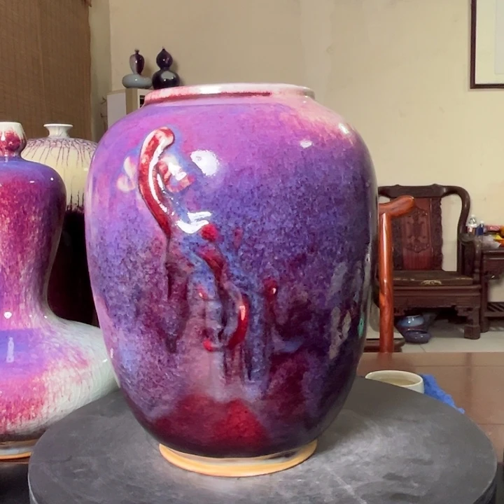 牛家钧窑牛自恒老师钧瓷