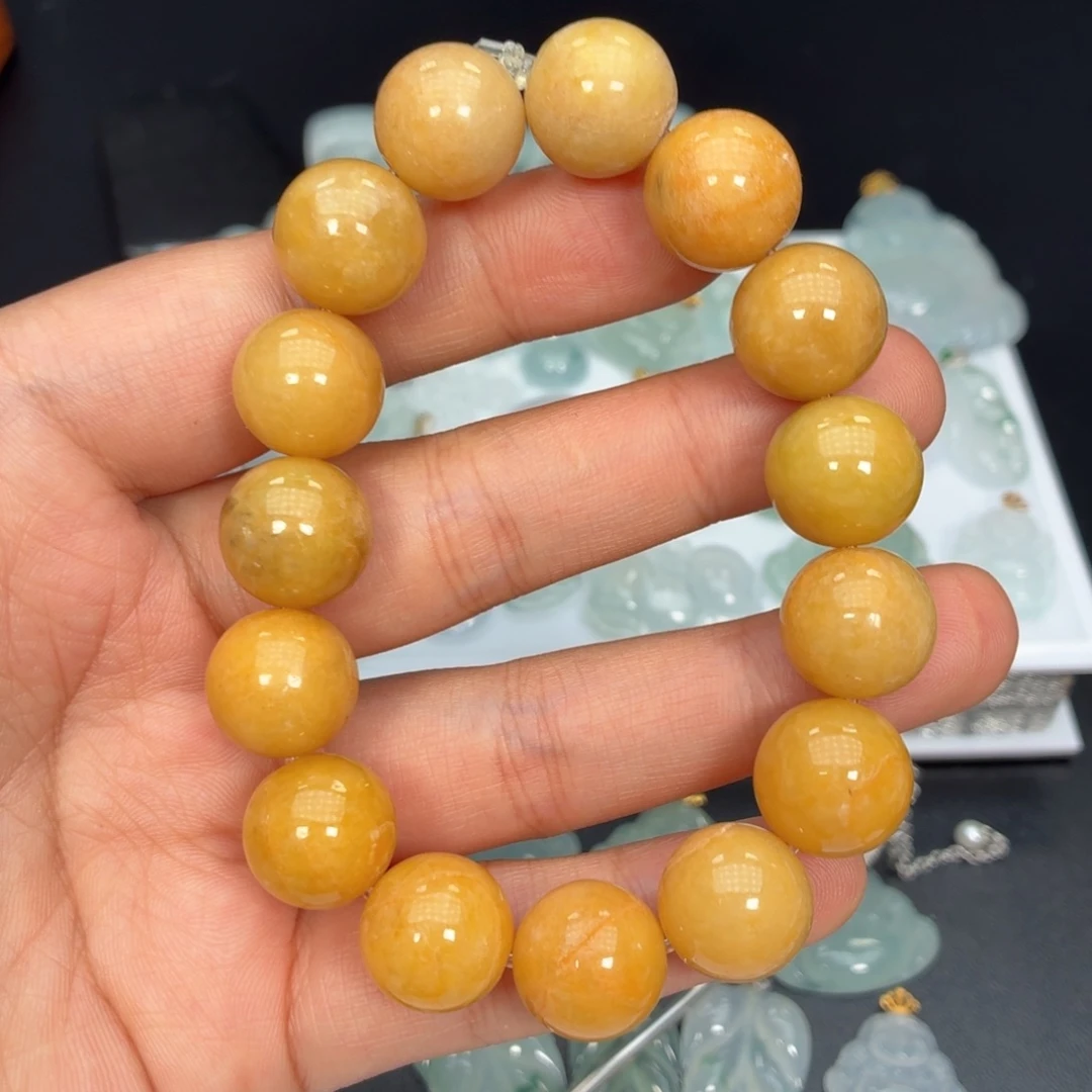 翡翠未镶嵌颈饰纹裂卡13