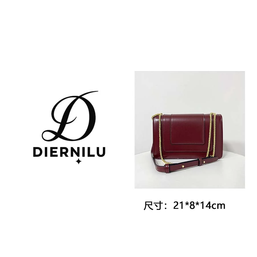 欧美复古吸睛安哥拉红单肩斜挎包-9207