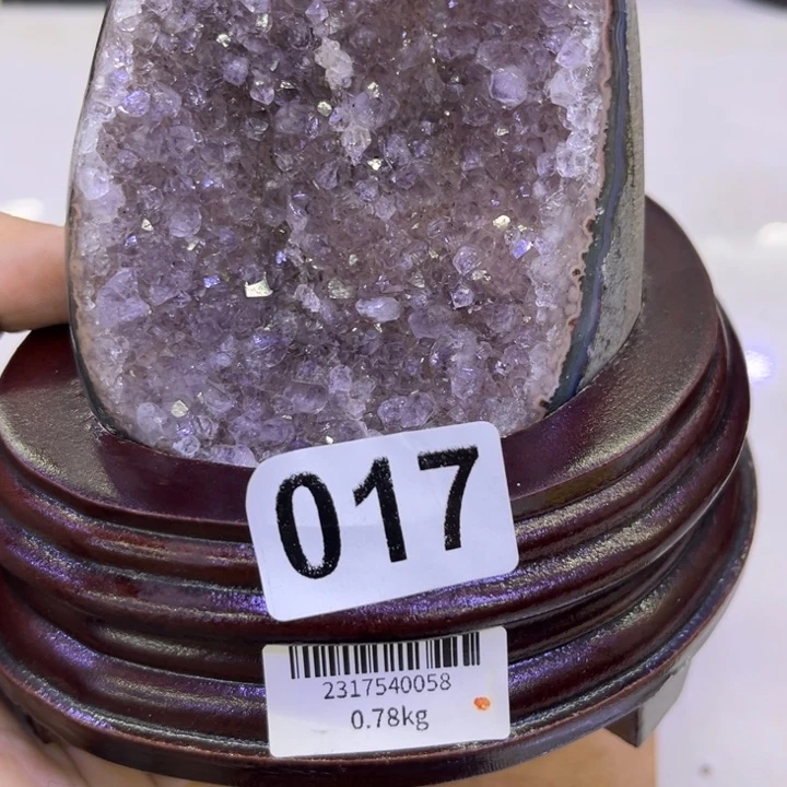 紫晶摆件未镶嵌水晶