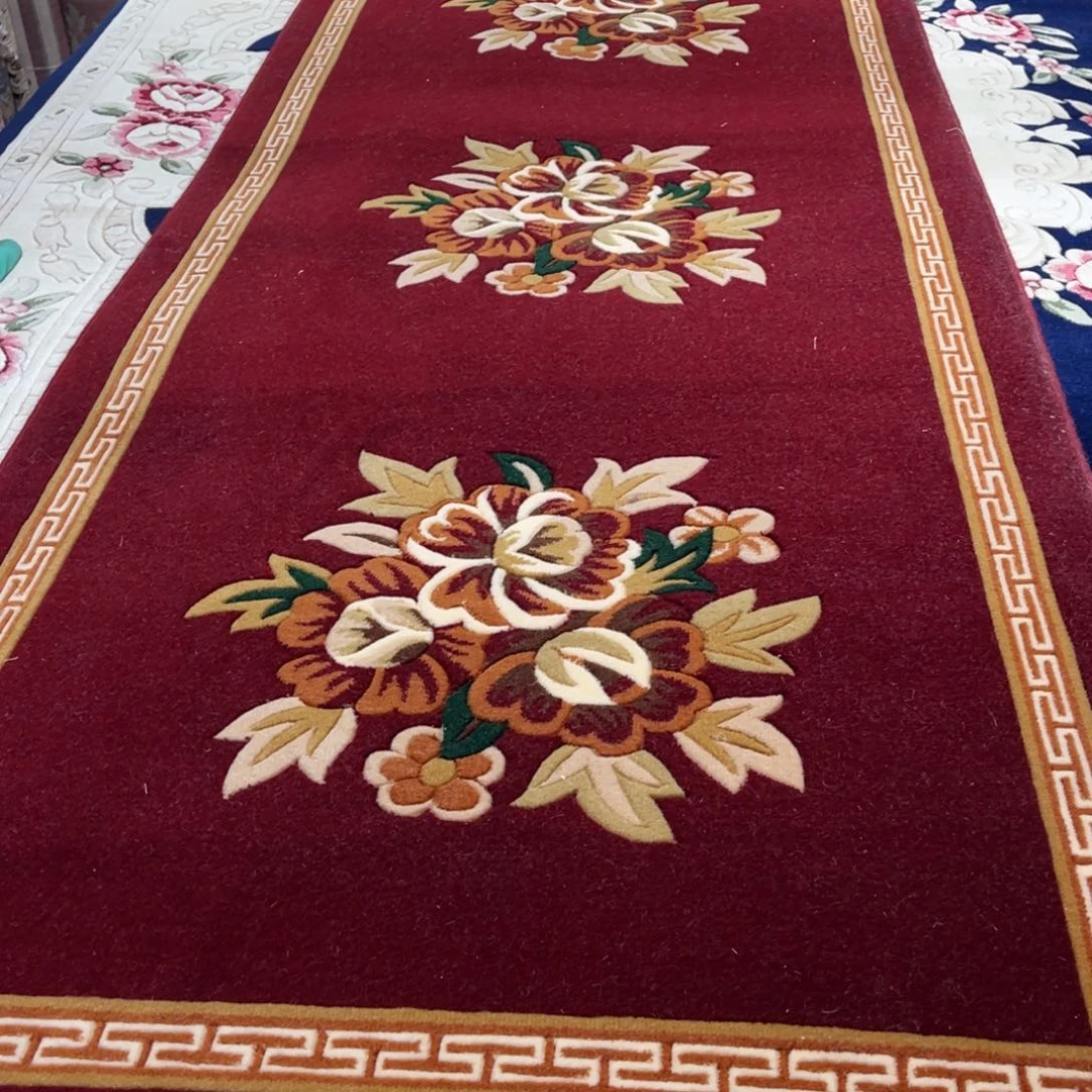 羊毛0.9×2.95米纯羊毛特价地毯