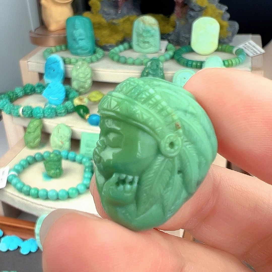 绿松石未镶嵌主播万珍