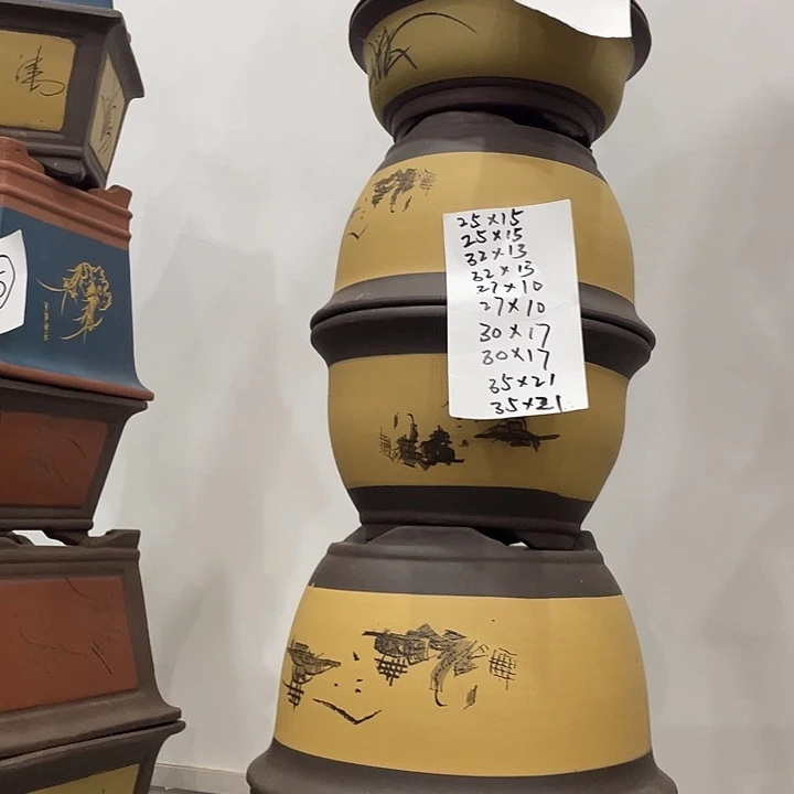 51紫砂花盆捡漏可