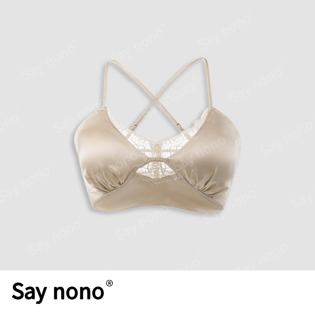 懒猫nono│Saynono 真丝法式性感吊带美背/XXTG02S241