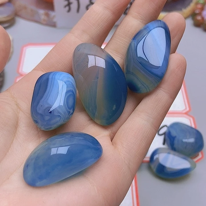 【闪购商品】玛瑙/玉髓珠宝半成品未镶嵌木*