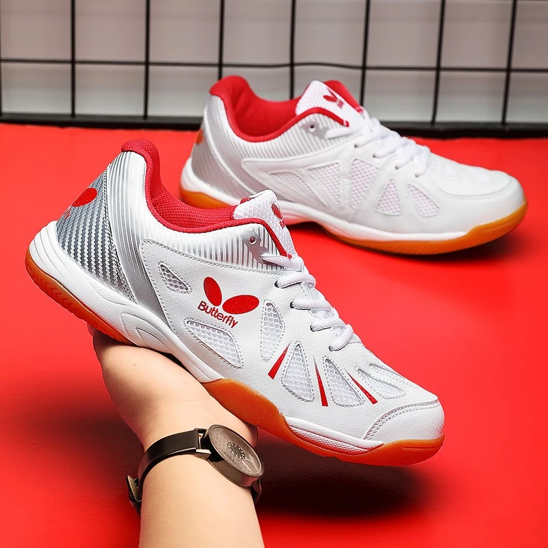 断码蝴蝶乒乓球鞋男女款室内训练防滑耐磨专业运动球鞋牛筋橡胶底