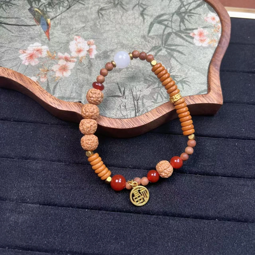 木质手链 金刚橄榄核手链文玩手链