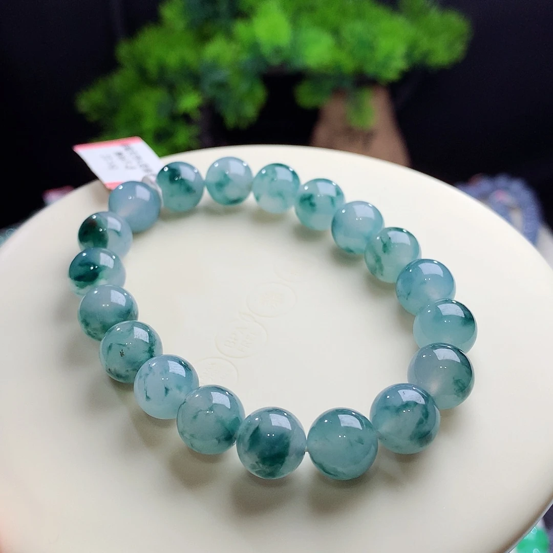 未镶嵌手串翡翠卡10mm