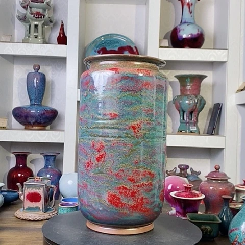 摆件禹州神后钧瓷原产地~