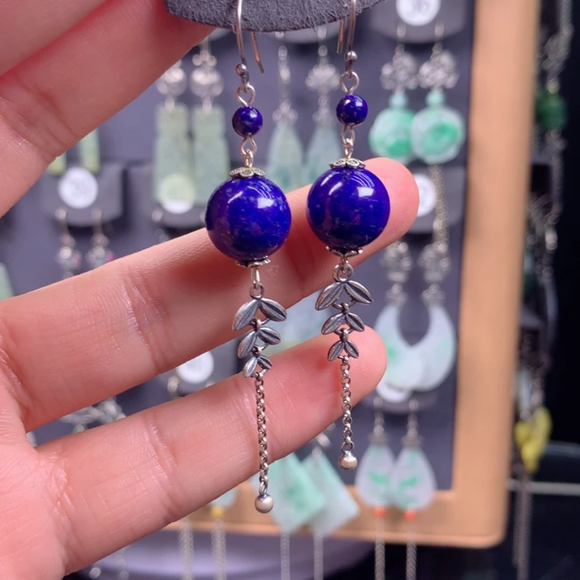 【闪购商品】翡翠银S925镶嵌耳饰喵***！满意