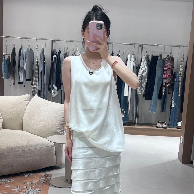 FIZZFLY | 25设计师品牌新款 25SS夏季无袖前抽褶背心