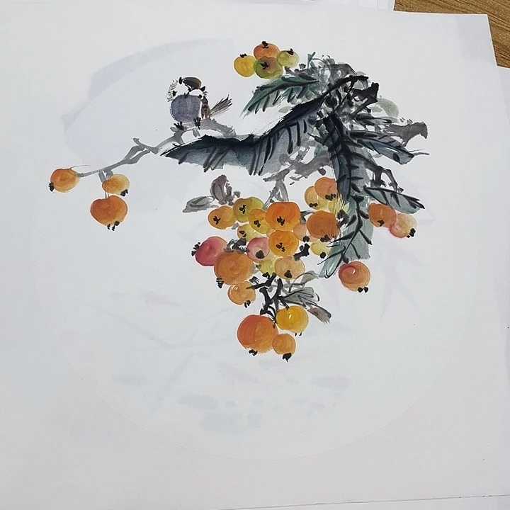 姜奇老师花鸟作品40×40