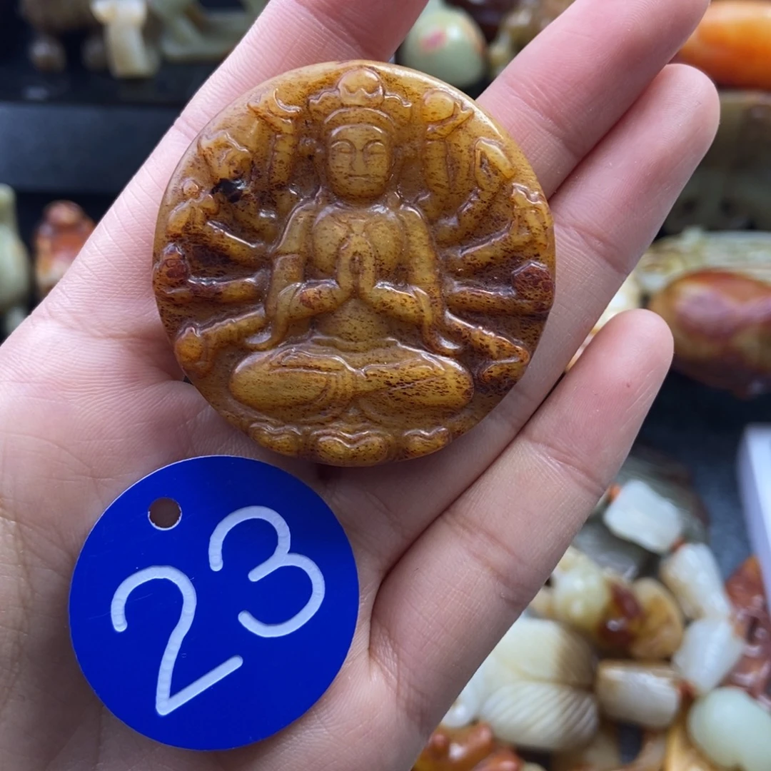 和田玉（糖玉）未镶嵌颈饰