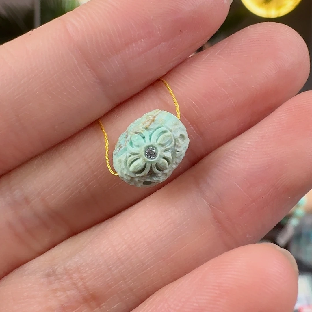 绿松石珠宝奇石未镶嵌