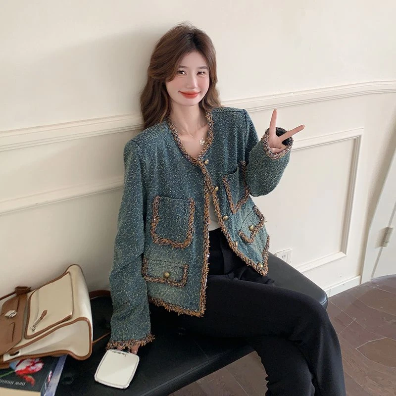 （直播间介绍为准的）女装短外套大衣休闲气质时尚百搭短款冬季女