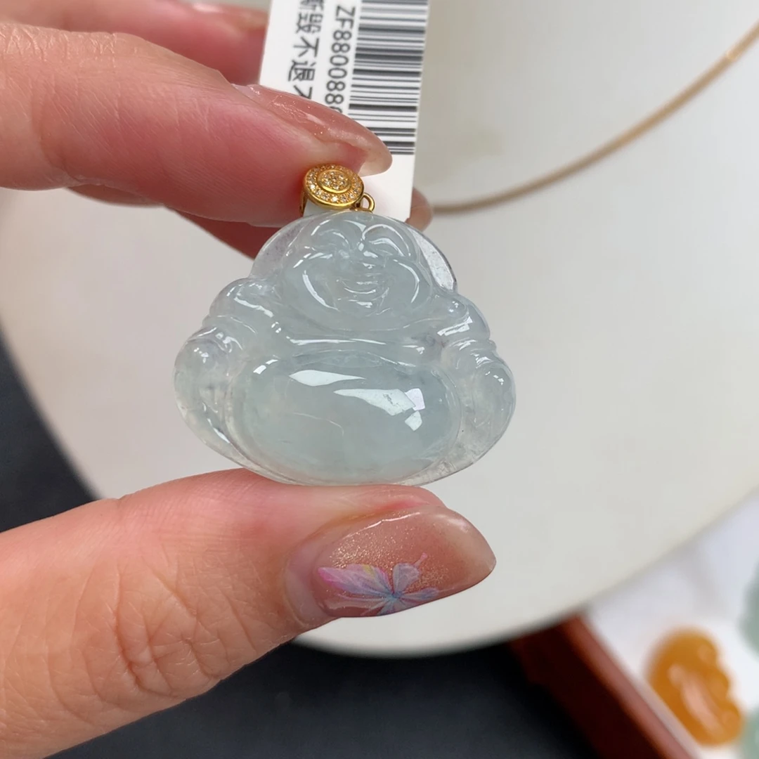 翡翠未镶嵌颈饰85785056987880588