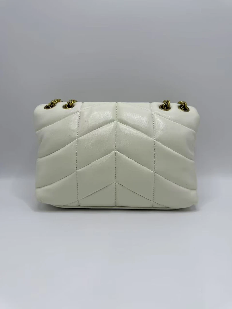 【私定真皮包】杨杨云朵单肩斜挎包 23-0075-白色