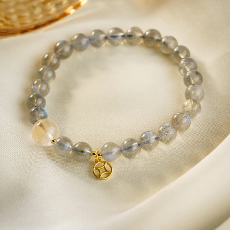 雅饰|【晖月】长石0.7手串