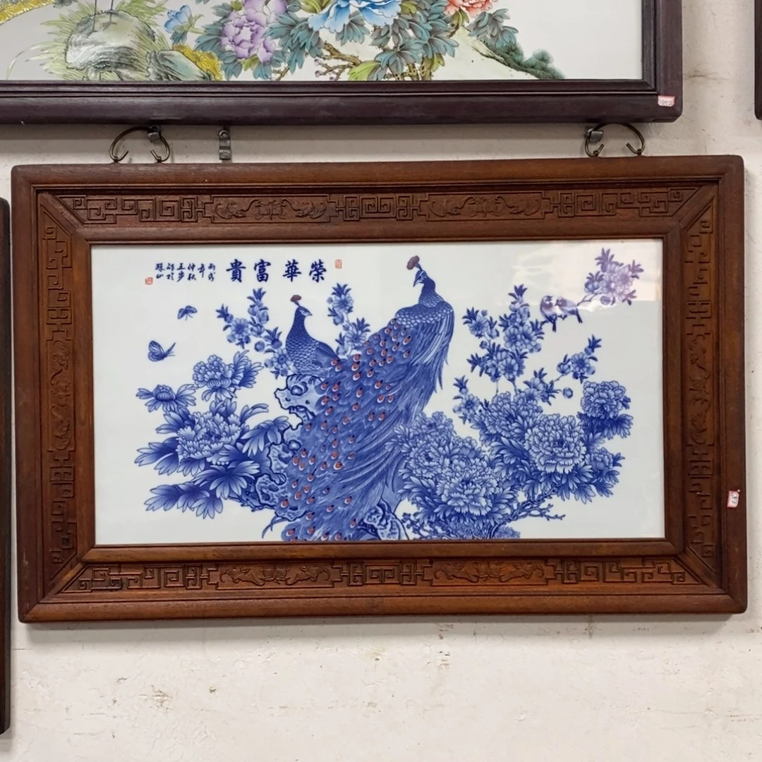 瓷100*60 景德镇瓷板画柴窑烧制