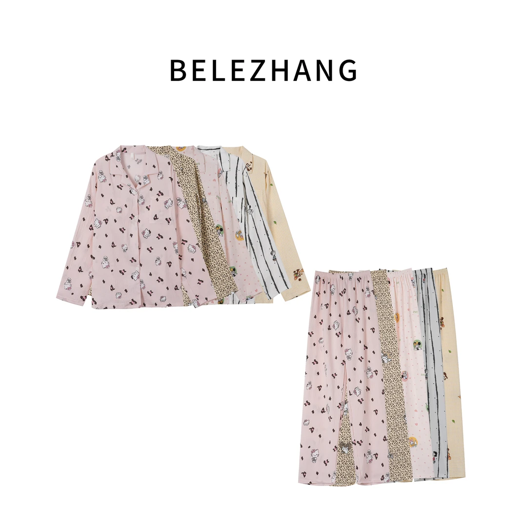 BELE ZHANG 2025新款甜美居家服高级感套装-3122