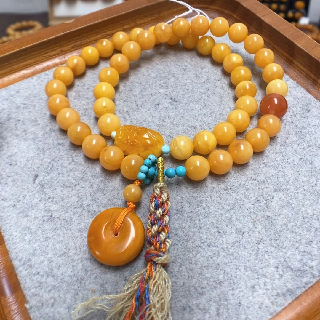 蜜蜡手串未镶嵌蜜蜡