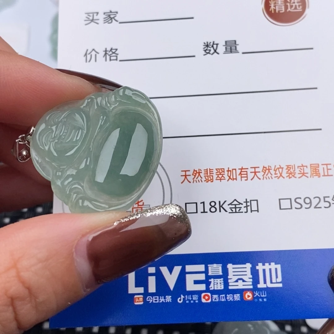 翡翠银S925镶嵌颈饰