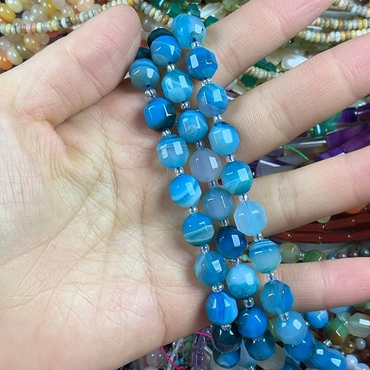 查罗石散珠合金卡10蓝玛一条