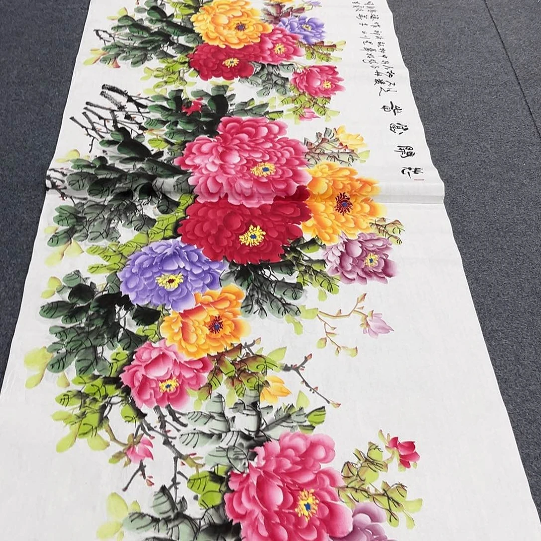 国画国画老师手绘作品