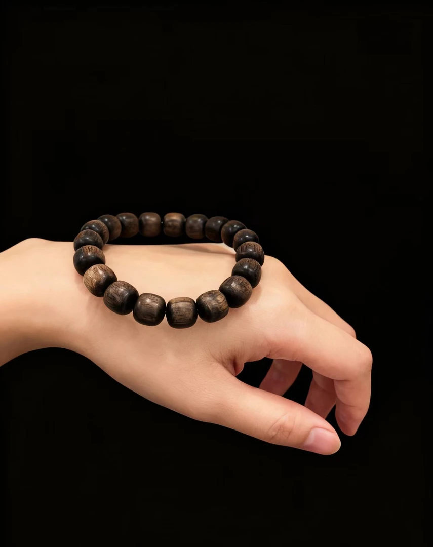 增香沉香木质超能力9*10单圈（纹理随机）