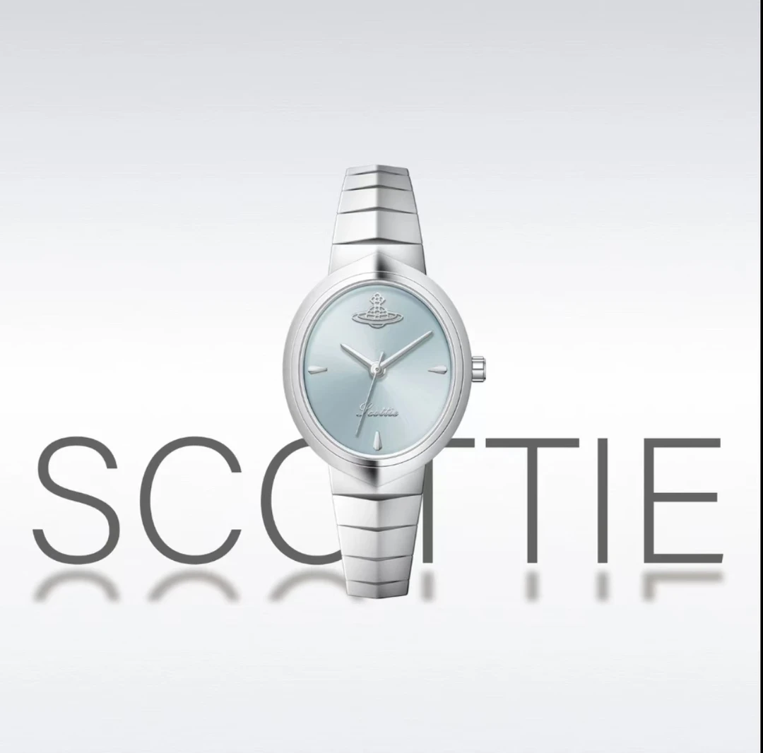 【港口直发】Scottie Watch 9782【蓝蛇骨】时尚百搭防水高奢女表