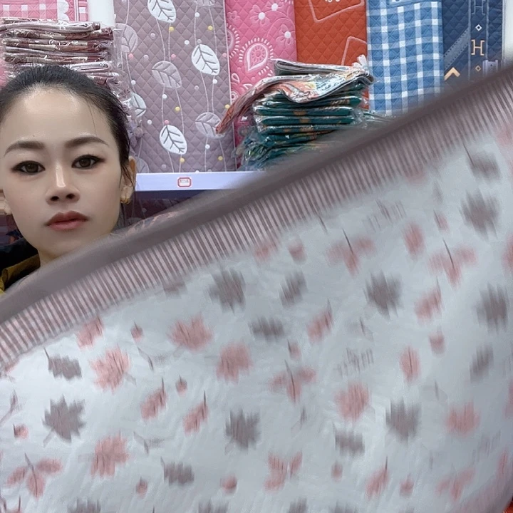 棉咖色小枫叶纯棉