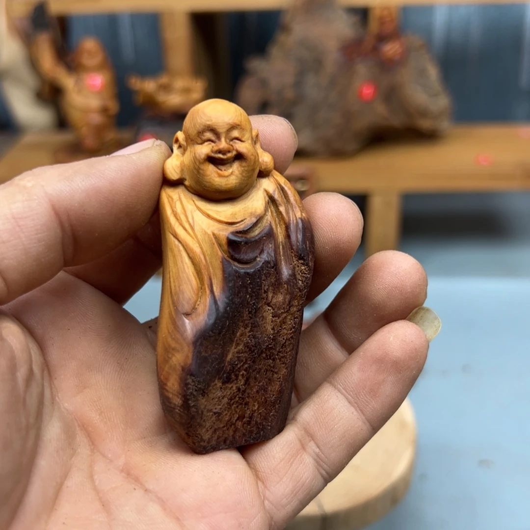 心****木崖柏木摆件手把件